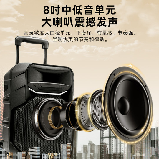 Edifier Mobile Bluetooth Dual Microphone Trolley Speaker