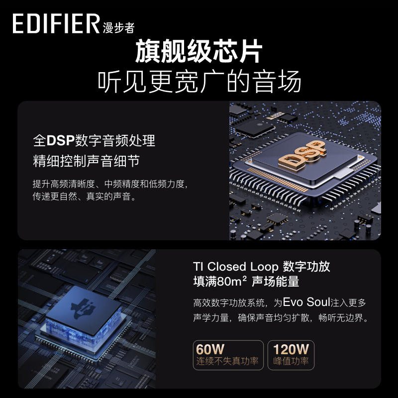 EDIFIER/漫步者Evo Soul蓝牙音箱高音质音响大音量低音炮家用花再 - 图0