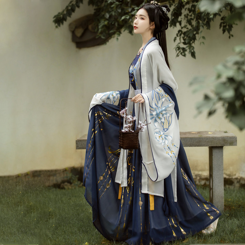 千韵岗琼华秋冬正品原创古装汉服 千韵岗汉服