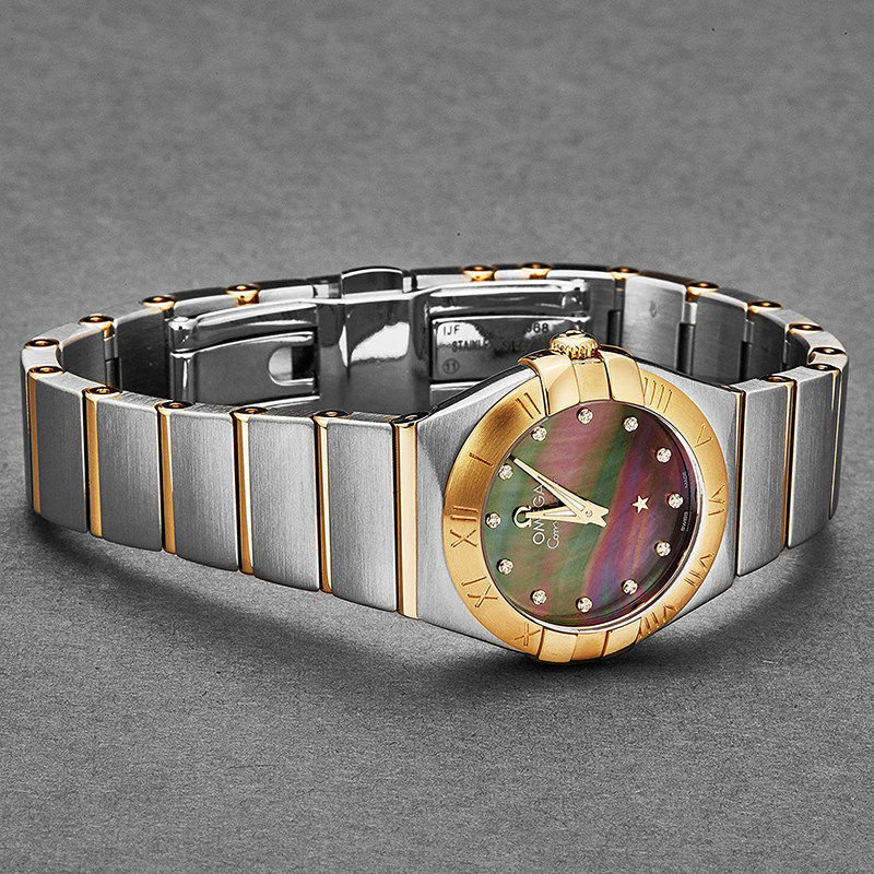 欧米茄星座系列典雅间金钢带女表 方耀天成海外瑞士腕表