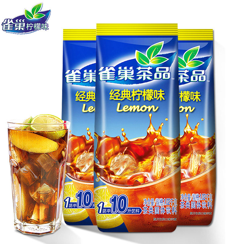 雀巢柠檬味冰红茶果汁粉冰爽茶 雀巢乐诚冲饮果汁