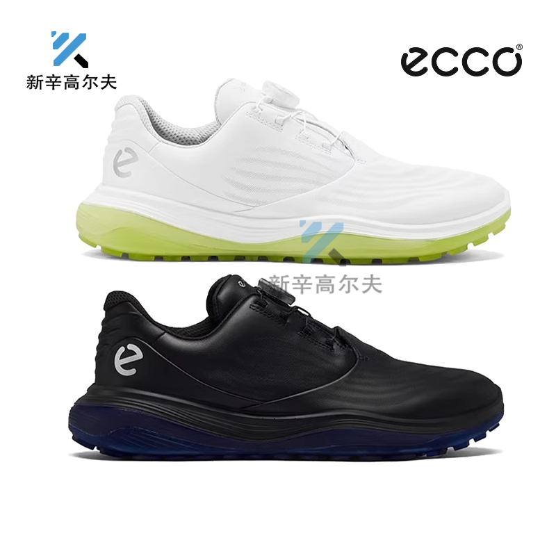 ECCO高尔夫球鞋男鞋爱步运动鞋24款户外防水透气休闲板鞋高尔夫C4-图1