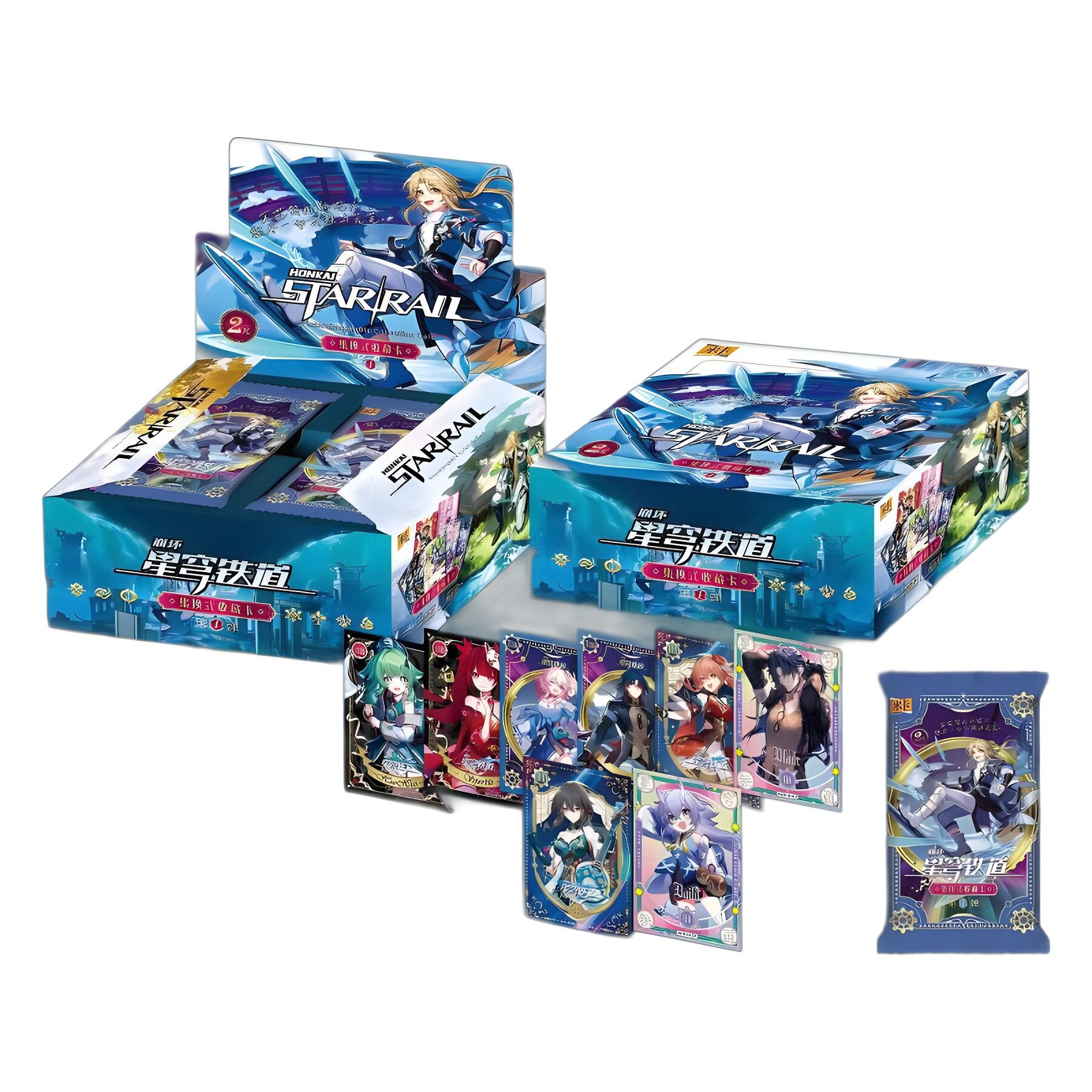 米卡原神卡片2元包68包第4弹雷电整盒卡片小卖部文具店摆地摊