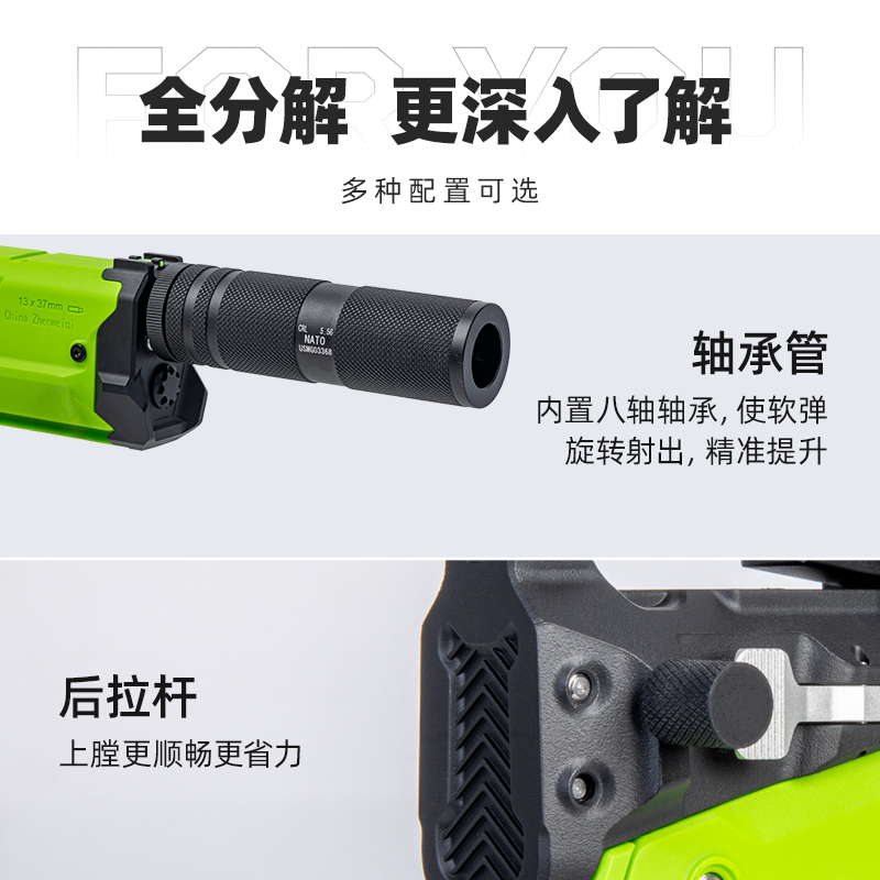【旗舰版】震威奇火鼠s200升级改装软弹枪发射器成人玩具阿渣潮玩 - 图1