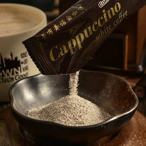 【1盒装】Coffee Town咖啡城卡布奇诺白咖啡马来西亚进口速溶咖啡 - 图1