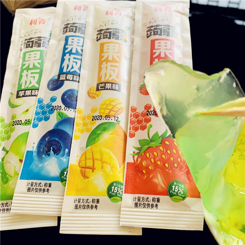 水果口味果板蒟蒻果冻非布丁夏季休闲甜品网红零食学生小孩小吃好-图2