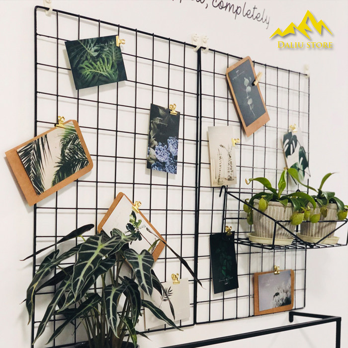 铁网片网格铁丝网照片墙铁艺置物架 慕比家具轴承