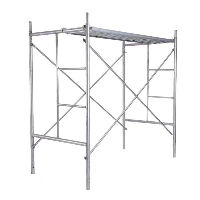 厂家供应建筑工地镀锌移动加厚脚手架外墙装修门式梯形架全套配件 - 图3