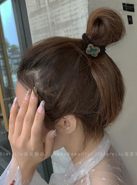 幸运四叶草小清新发绳