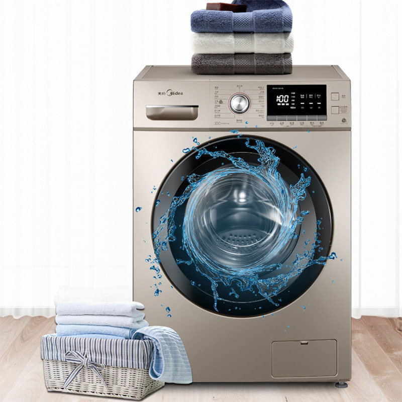 美的滚筒12公斤kg大洗脱一体洗衣机 美的泰达洗衣机