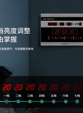 虹泰新款gps卫星授时电子钟网络