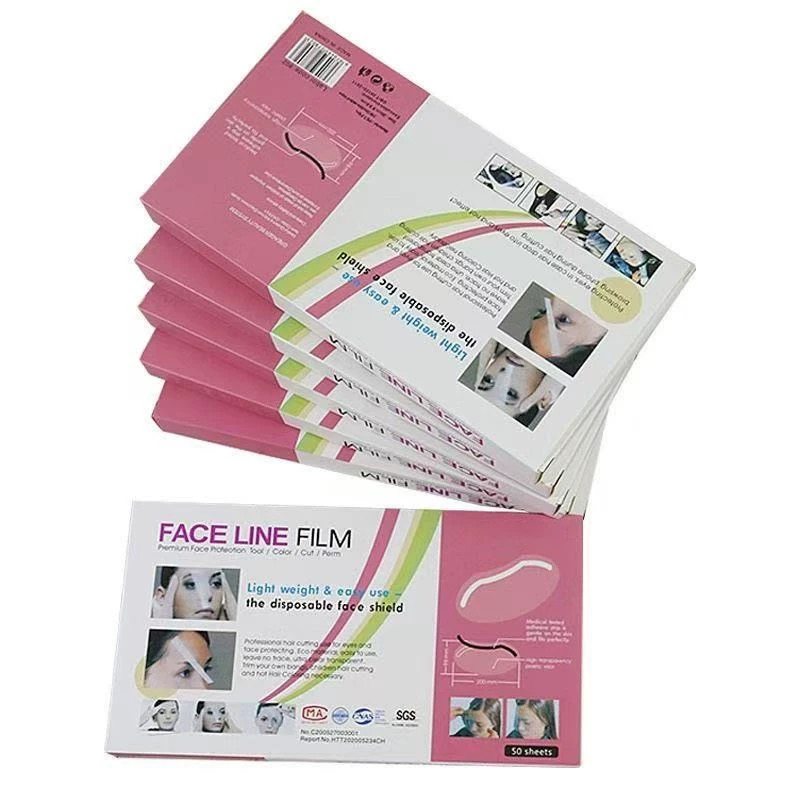 刘海贴美发店专用100片染发面罩一次性理发剪发遮脸挡板额头贴片,淘宝优惠券,粉丝福利购,淘宝优惠卷