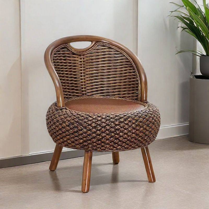 复古真藤坐椅天然藤编休闲藤椅靠背椅老人休息椅子客厅阳台休闲椅,淘宝优惠券,粉丝福利购,淘宝优惠卷