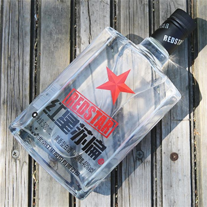 红星二锅头 红星苏扁 兼香型白酒 纯粮酒 40度 500ml*6瓶