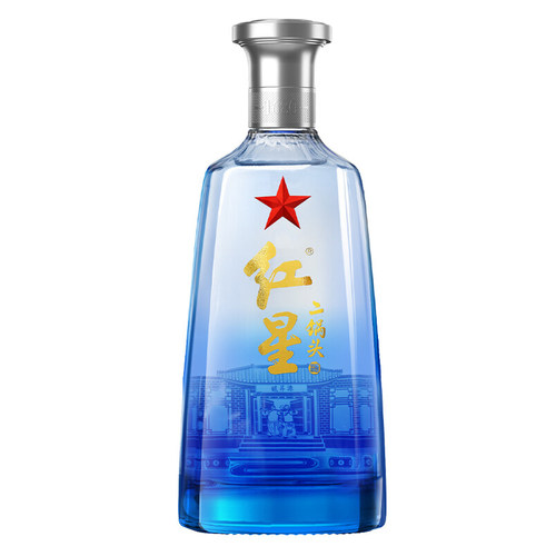 北京红星二锅头43度蓝12陈酿12高级清香型白酒礼盒500ml*6瓶装 - 图2