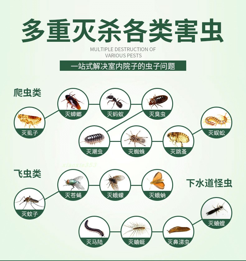 灭蚊药大面积家用长效蚊子药室内外杀蟑螂蚂蚁跳蚤爬虫浓缩杀虫剂-图1