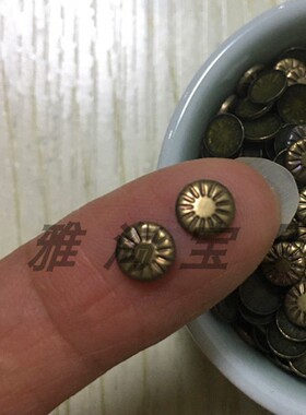 ob11金属片配件菊花美甲