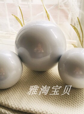 20cm双孔超大仿珍珠展示珍珠链