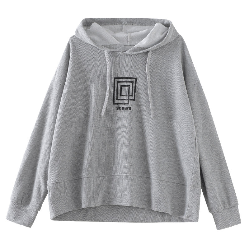 dza连帽套头女士新款2021宽松卫衣 dza卫衣/绒衫