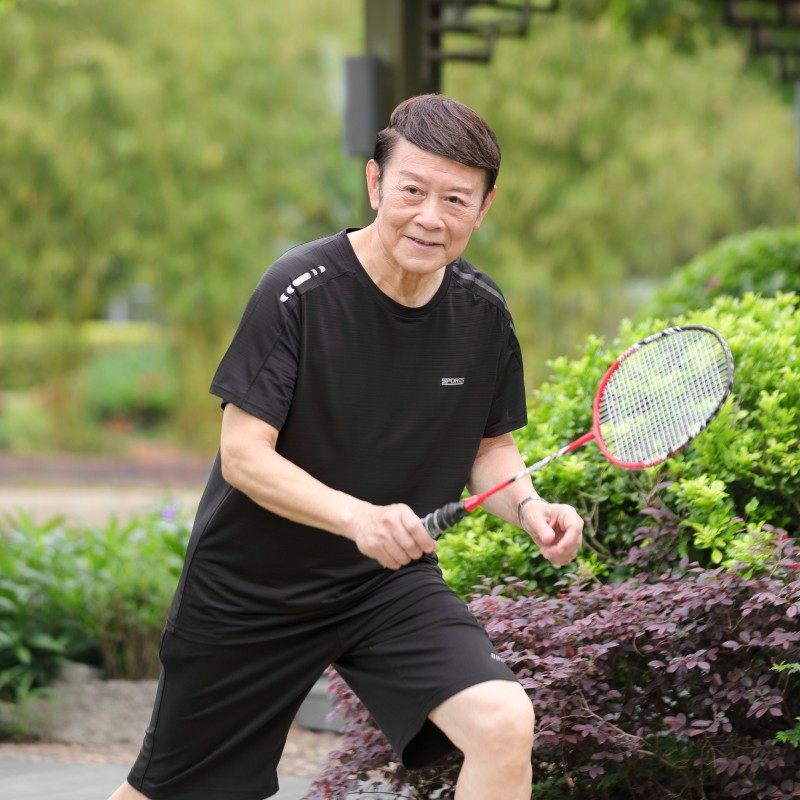 爸爸短袖冰丝男士老年人夏装t恤 frovton弗罗威顿T恤