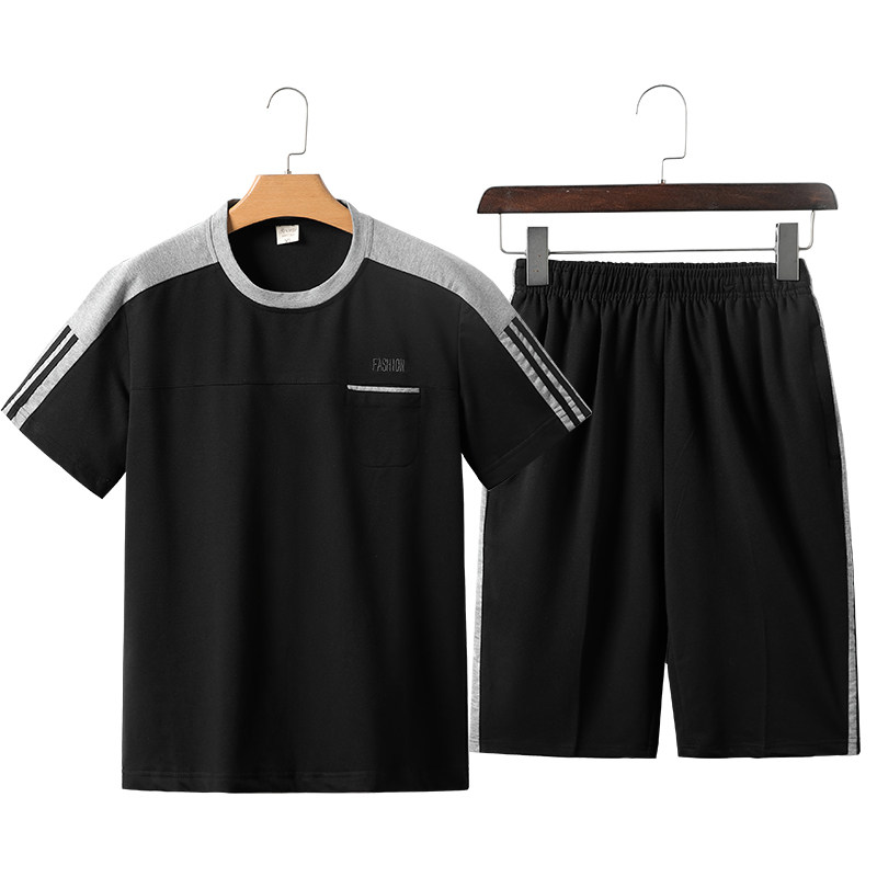 夏季时尚中老年爸爸夏装男父亲t恤 frovton弗罗威顿T恤