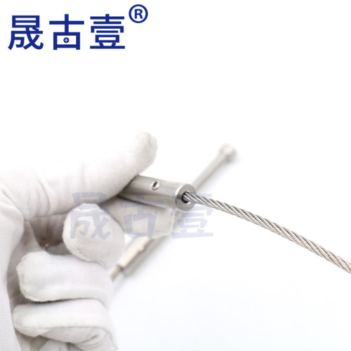 钢丝绳锁扣 卡扣锁头固定 紧固卡紧器接线器紧线器松紧调节器配件 - 图0
