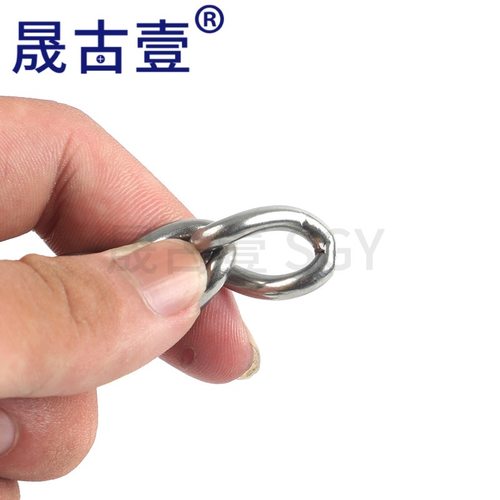 304不锈钢焊口吊链安全锁焊接链条晒衣链广告吊牌承重链子3.0线 - 图3