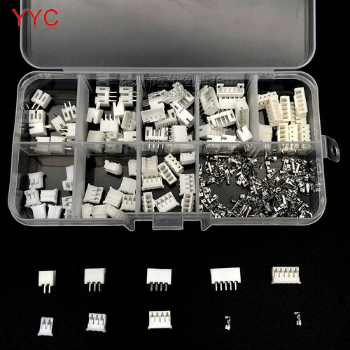 230pcs 40套 PH2.0 2P 3P 4P 5pin 2.0MM直针/胶壳/端子JST连接器 - 图2