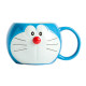 哆啦a梦水杯叮当猫杯子机器猫可爱蓝胖子马克杯陶瓷卡通杯带盖勺