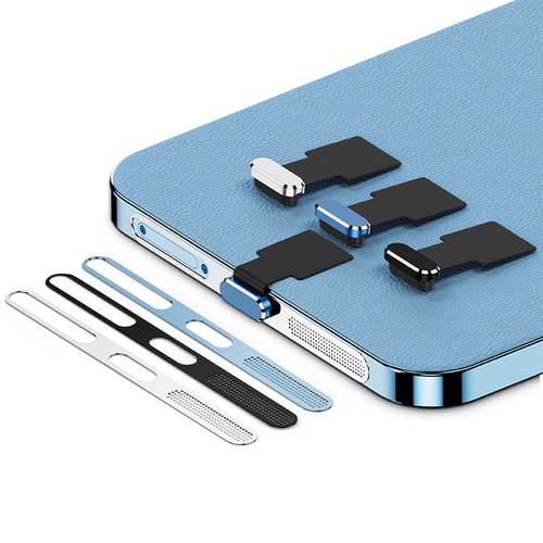 适用于小米17ProMax手机扬声器防尘网15充电口防刮保护贴小米15Pro防尘塞Civi喇叭孔防尘贴Ultra电源塞数据口 - 图0