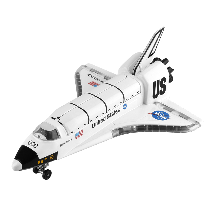 穿梭机宇宙飞船玩具载人儿童太空火箭模型仿真飞艇合金航天飞机 - 图3