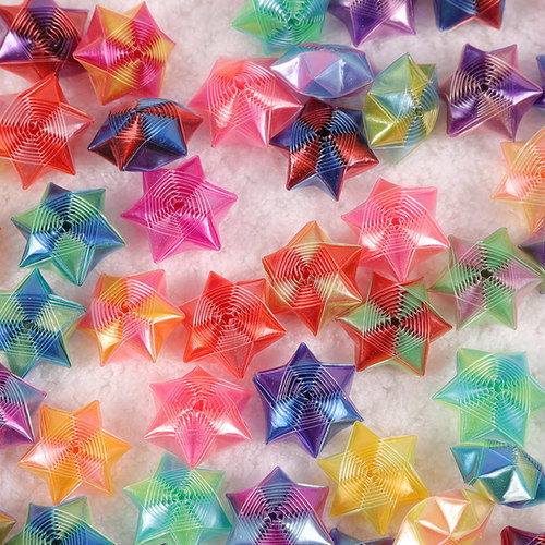 星折纸夜光折星星软管塑料吸管幸运星玻璃瓶夜光星星纸许愿玻璃瓶星星玻璃瓶子520礼物送男女朋友高颜值2026 - 图0