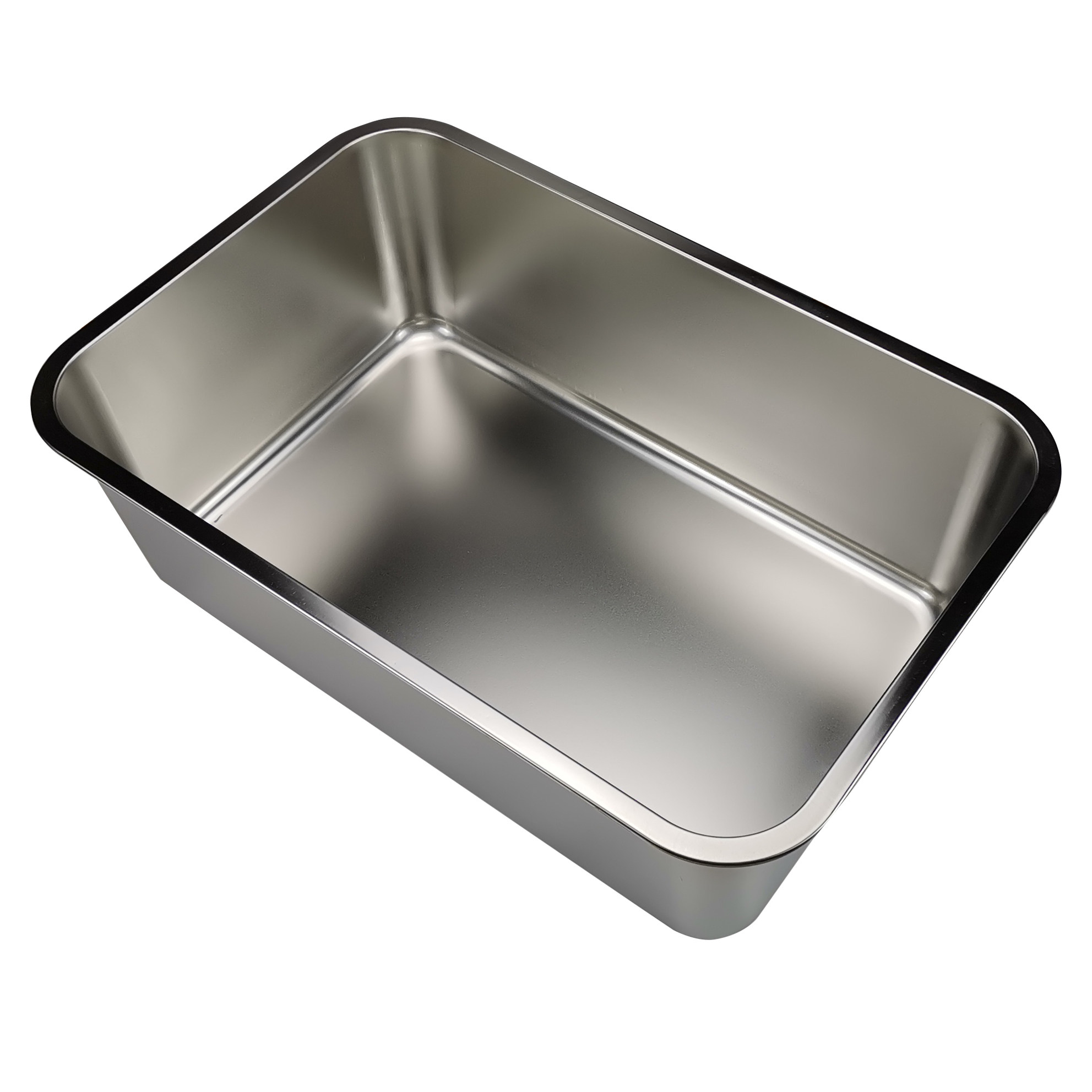 托盘长方形特大号加深不锈钢盒子方盘大号熟食盘子 90*60