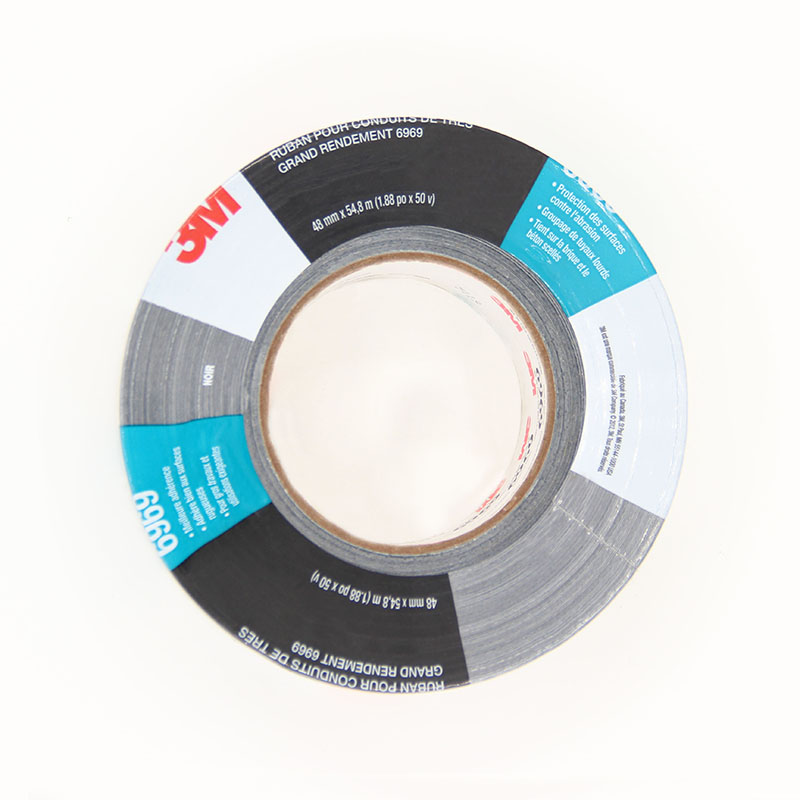 3M 6969布基胶带 汽车管道防水 撕无痕胶 管道密封胶带duct tape - 图2