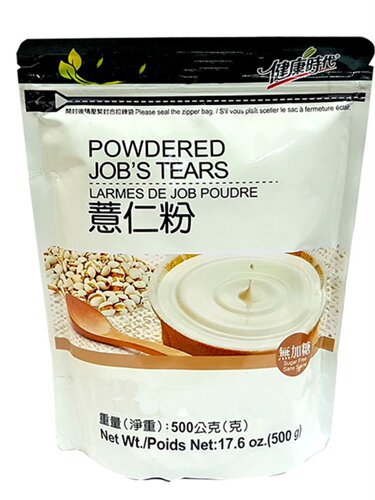 现货中国台湾健康时代薏仁粉500g熟纯粉薏仁水无蔗糖五谷营养早餐 - 图3