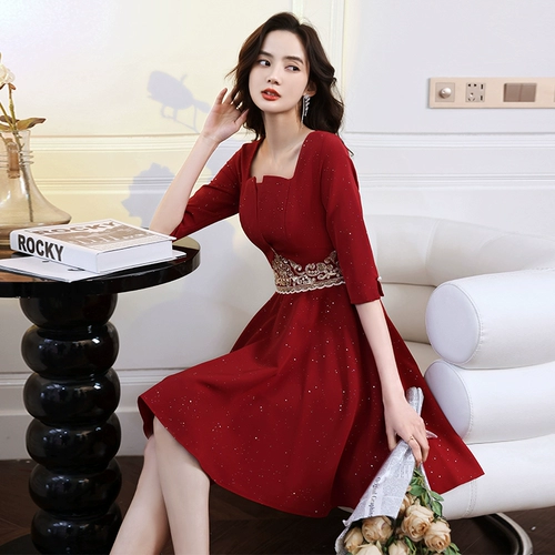 Короткое вечернее платье, летняя красная юбка, коллекция 2022, подходит для подростков