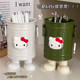 Cute iron pen holder KT cat makeup brush storage bucket