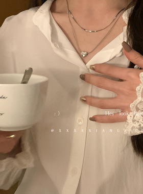 「加州女孩」ins爱心项链！