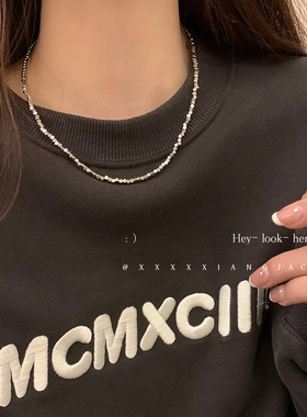 「浮生若梦」碎银项链敲百搭！