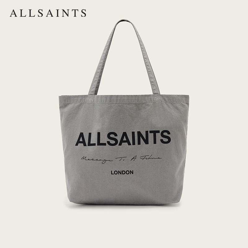 ALLSAINTS男士Logo印花帆布袋单肩托特包2025秋季新款M136XD,淘宝优惠券,粉丝福利购,淘宝优惠卷