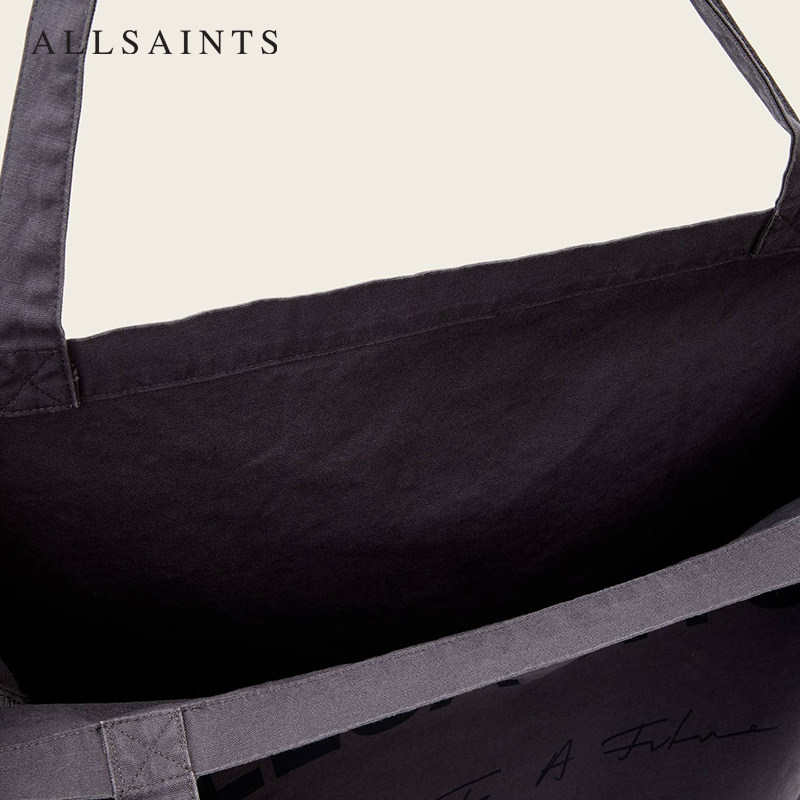ALLSAINTS男士Logo印花帆布袋单肩托特包2025秋季新款M136XD,淘宝优惠券,粉丝福利购,淘宝优惠卷