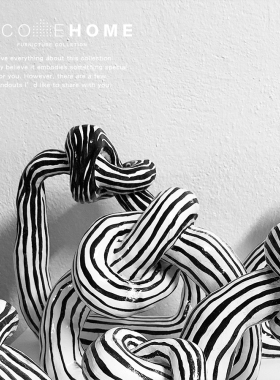 创意树脂客厅玄关书架陈设摆件