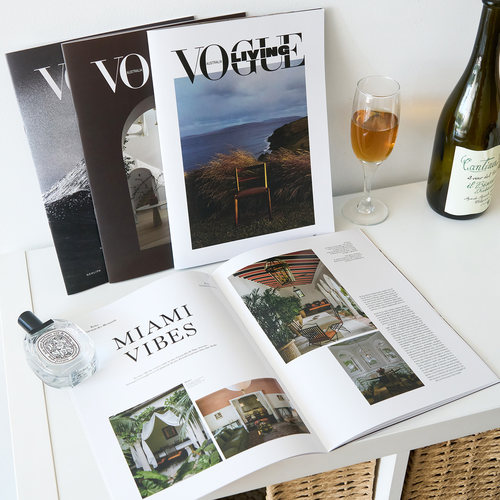 ins艺术风杂志拍照道具 时尚画册收纳氛围感拍摄复古装饰背景摆件 - 图1