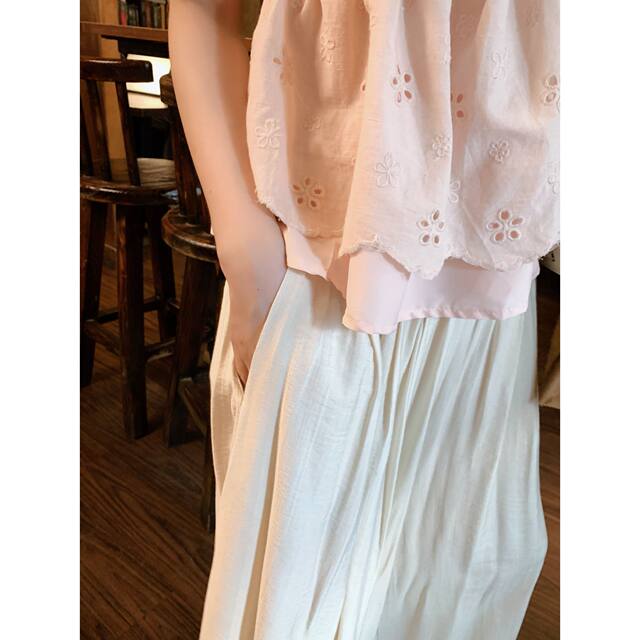 Anli Korean หลวม, lazy ແລະ versatile drapey culottes ແອວສູງ, ແອວ elastic ຄົນອັບເດດ:, trousers ກະເປົ໋າບາດເຈັບ