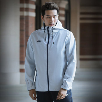 CG Saike windproof ແລະ rainproof ກິລາ jacket jacket ກິລາບານເຕະຜູ້ຊາຍຂອງຜູ້ໃຫຍ່ລົມແລະ raincoat ຮູບລັກສະນະການພິມກຸ່ມຂະຫນາດເຄື່ອງນຸ່ງຫົ່ມ