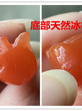 天然九口南红玛瑙立体小狗吊坠925纯银扣 樱桃红生肖项链挂饰