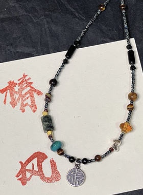 【独具一格】小醒狮国风纯银项链