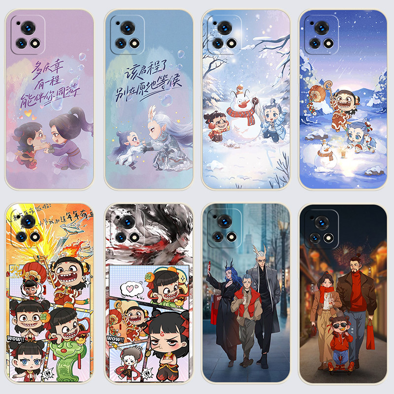 vivoY31s手机壳y31s标准版哪吒之魔童闹海直边软壳Q版V2054A硅胶voivy31sa磨砂viv0y3s全包女保护套防摔超薄