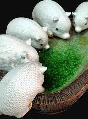 陶瓷招财开业新房礼品客厅玄关