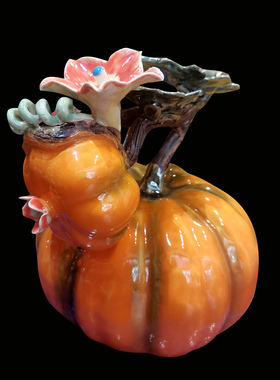 陶瓷南瓜招财开业新房礼品摆件